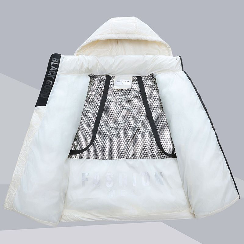 Piumino corto unisex da donna - Cappotto invernale con motivo 3D per uomo e donna (nero/beige/kaki, S-3XL)_voghion.com