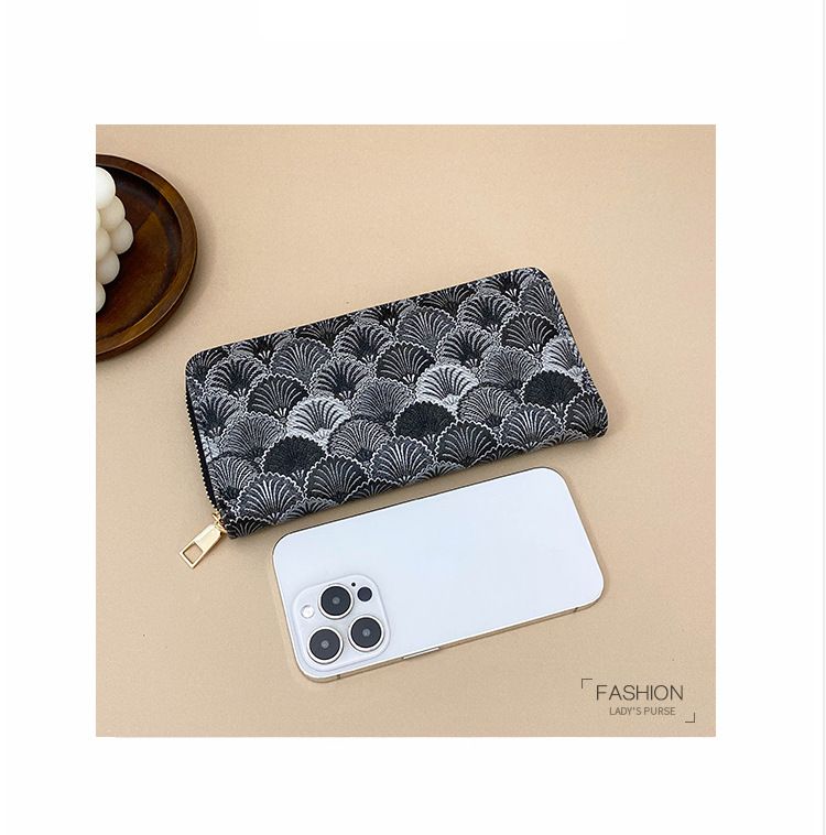 Women’s Bags Women's Long Wallet Large Capacity Clutch New Zipper Clutch Wallet Card Holder_voghion.com