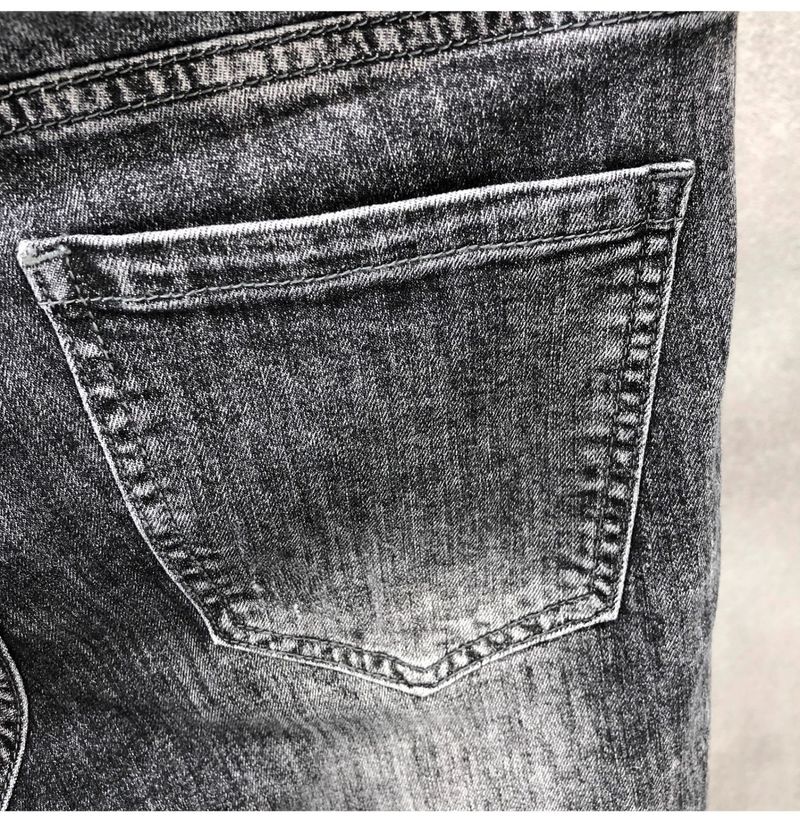 Herenkleding Mode Denim Shorts Dunne Stretch Shorts Trendy All Match Mid-Length Broeken_voghion.com