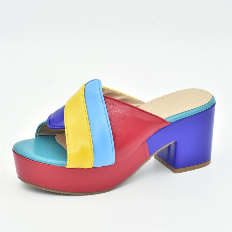 Italian Design Wedges For Women Platform Shoes High Heels Strong Heel Pumps Lady Wedge Sandals_voghion.com