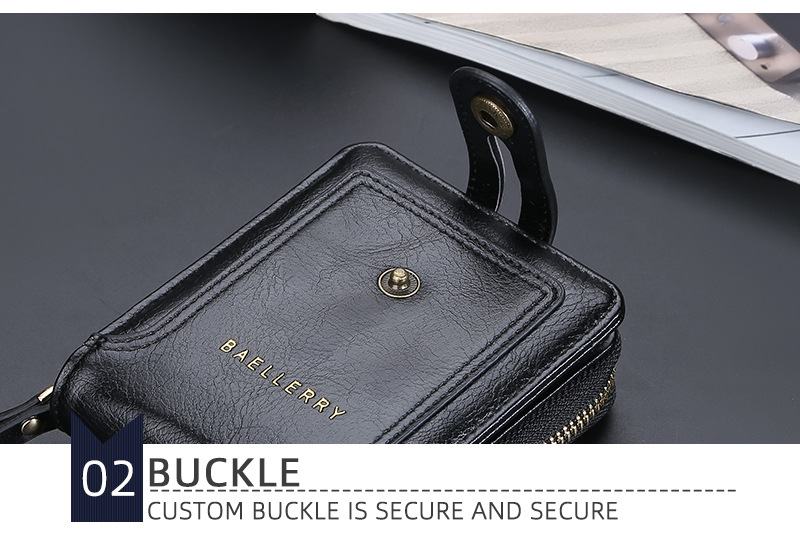 Baellerry Portemonnaie Héich Qualitéit Männer Kompakt Portemonnaie Nei Arrivée Retro Multi Card Zipper Mënz Portemonnaie_voghion.com