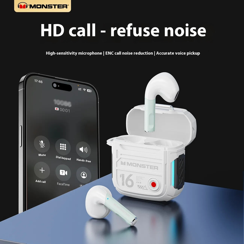 Magic SXKT16 True Wireless Stereo (TWS) Bluetooth Earbuds - Hi-Fi Sound With ANC Noise Cancellation, Gaming Mode & Sports Design_voghion.com