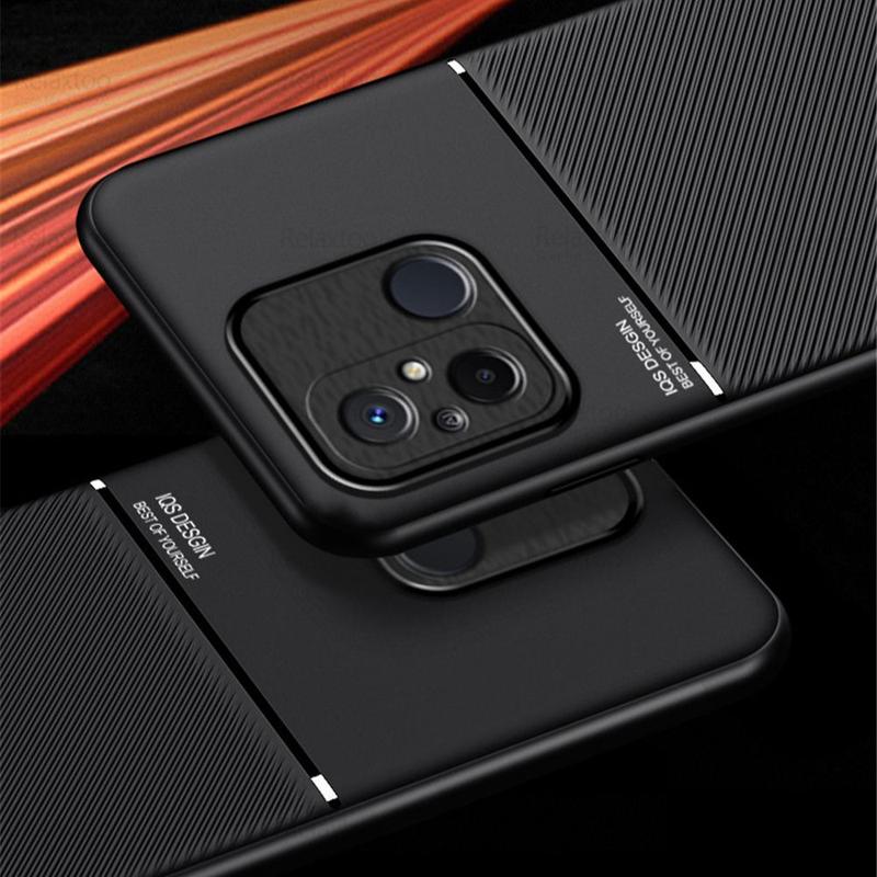 Auto Magnéitesch Halter Réckhülle Fir Xiaomi Redmi 12C 4G Kamera Schutzhülle RedmI12C Redmy 12C 12 C C12 Silikon Bumper Fundas_voghion.com
