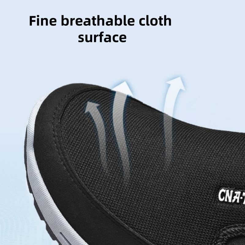 Men's non slip one foot walking shoes, large casual mesh sports shoes, soft sole_voghion.com