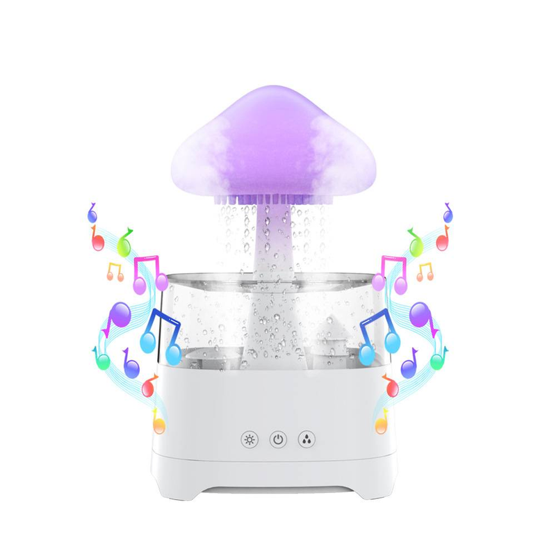 Bluetooth Speaker & White Noise Humidifier With Aromatherapy, Night Light, And USB Power – Ultrasonic Mist For Home Relaxation_voghion.com