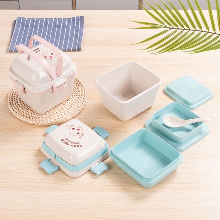 Portable Three-Layer Lunch Box_voghion.com