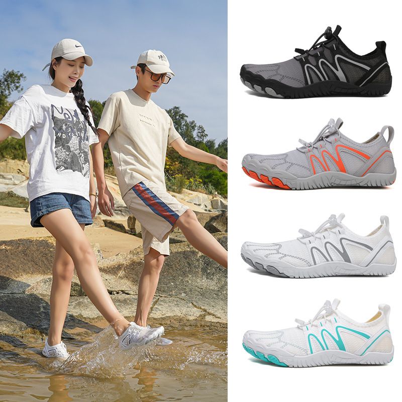 Summer Outdoor Quick-Dry Five-Toe Beach Lightweight Amphibious Water Rafting Non-Slip Stream Trekking Snorkeling Shoes_voghion.com