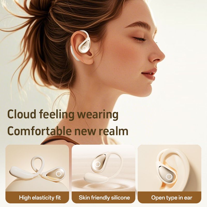 M96 Auricolari Bluetooth wireless con gancio auricolare e touchscreen, batteria a lunga durata, non in-ear, stile sportivo da corsa_voghion.com