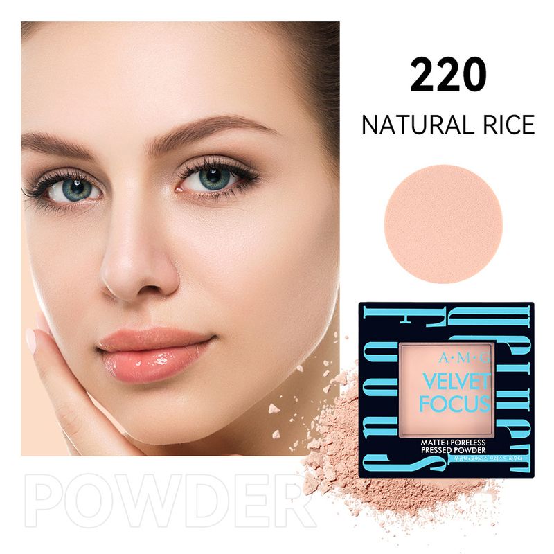 AMG Square Powder Palette - Multi-Color Waterproof Long-Lasting Full Coverage Brightening Smudge-Proof Powder_voghion.com