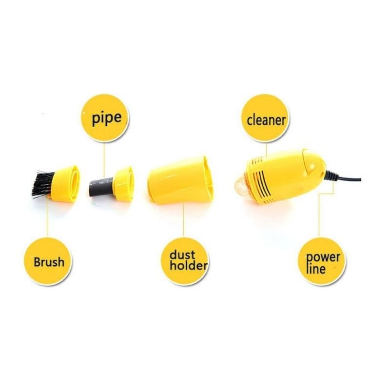 1PC Mini Computer Vakuum USB Tastatur Reiniger PC Laptop Pinsel Staub Reinigung Kit Handheld Staubsauger_voghion.com