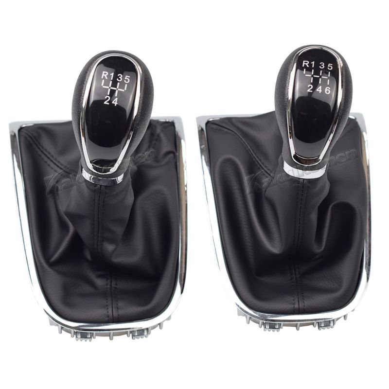 55565904 Per Buick Ee GT/XT ASTRA 2009-2014 Manuale 5 6 Marce Pomello Leva Cambio & Cuffia Set Pelle Nera_voghion.com
