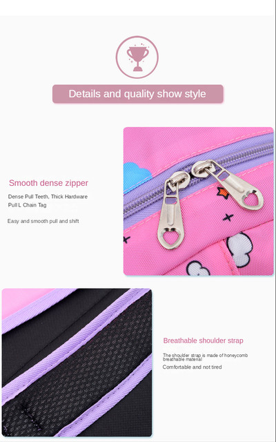 Zaini per ragazzi e ragazze Cartoon Unicorno Zaini per scuola con capacità lager Zaino per scuola materna Zaini per scuola primaria Borsa per bambini Kawaii_voghion.com