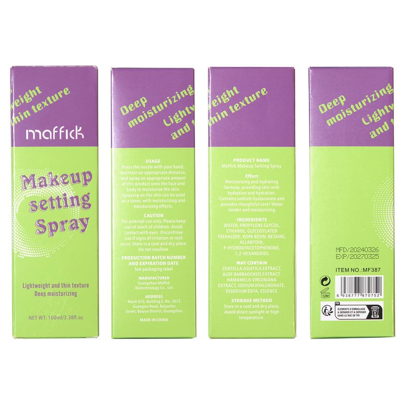 Spray fijador de maquillaje para rostro, hidratante, formación de película rápida, difícil de remover._voghion.com