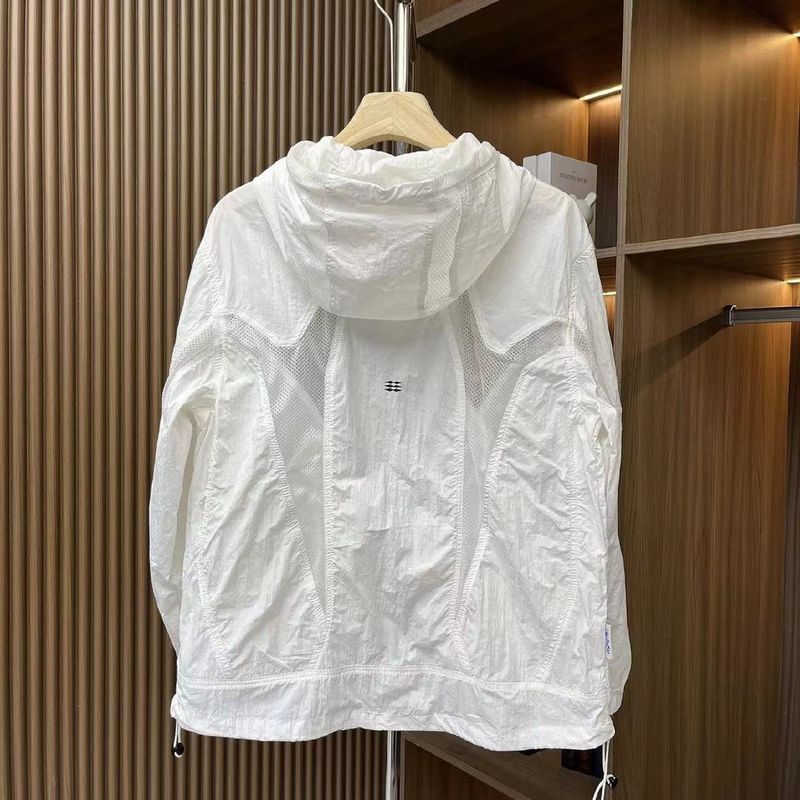 Men's clothing Summer outdoor breathable thin casual light hooded sunscreen solid color sports quick-drying shorts_voghion.com