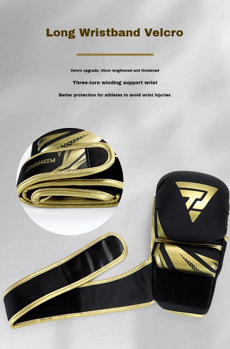 ZTTY Boxhandschuhe mit verdicktem Innenfutter, Handschuhe für Erwachsene, Sanda-Training für Männer und Frauen, Kämpfen, Boxsackhandschuhe, UFC_voghion.com