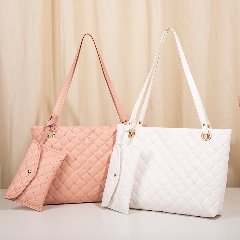 Set di due pezzi per lo shopping 2022, borse a mano, moda, casual, versatili, per donna_voghion.com