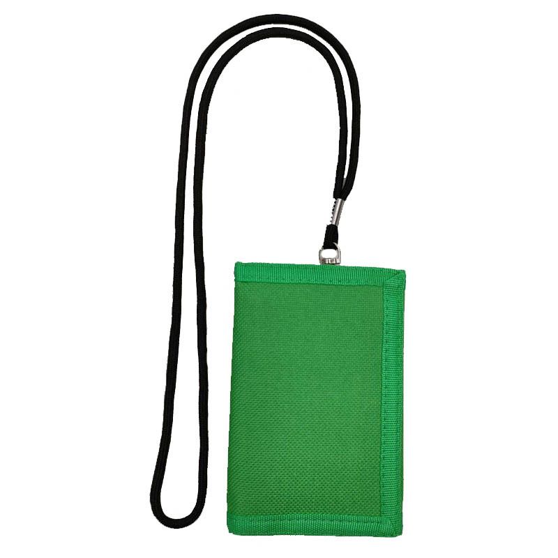 Carteira masculina de lona com cordão, zíper, bolso, clipe, chaveiro dobrável, compartimento para cartão, bolsa para dinheiro_voghion.com