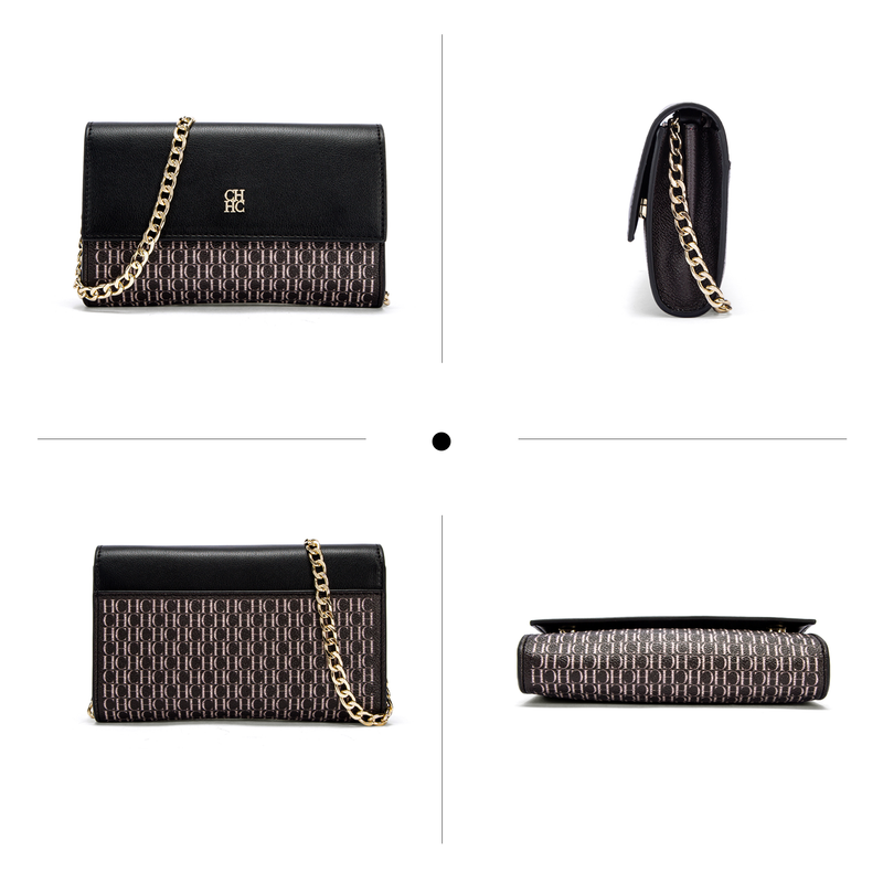 CHCH Pochette piccole da donnaBorse a tracolla e borsette da polso in paglia con tracolla a catena Borsa a tracolla casual elegante_voghion.com