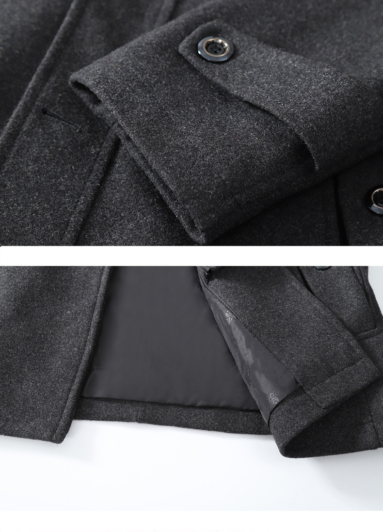 Men's Clothing Coat Men Business Casual Fashion Men's Thick Warm Oversized Men's Trenchcoat_voghion.com