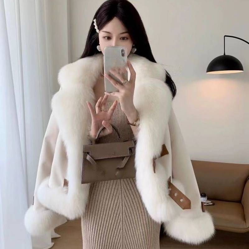 Damenbekleidung Neue Wintermode Lederjacke_voghion.com