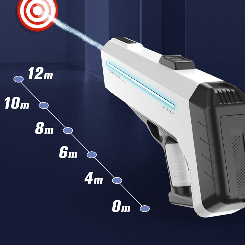 Haushalts-Wasserpistole, Impuls, elektrisch, automatisch, Wasserspray, hoher Druck, starke Reichweite, große Wasserpistole, Kinderspielzeug_voghion.com