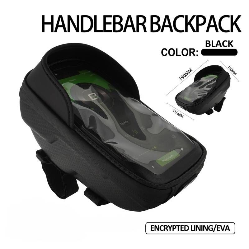 Mit EVA-Schaum gepolsterte Lenkertasche – wasserdichte Fahrradaufbewahrung, universelle Passform für Rennräder und Mountainbikes, kompaktes und langlebiges Fahrradzubehör_voghion.com