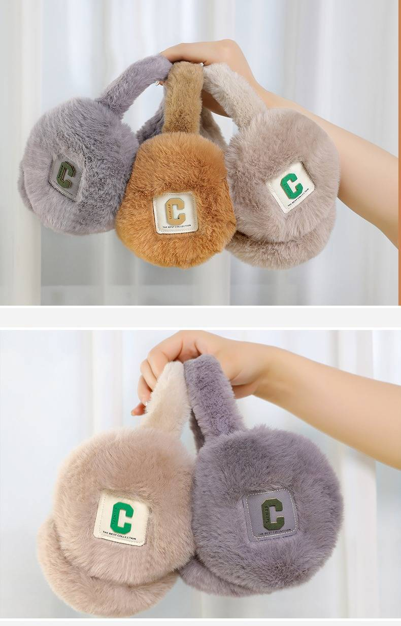 Gemütliche Winter-Ohrenschützer für Damen und Herren – Weiche, fleecegefütterte Ohrenwärmer für draußen, winddicht und leicht, Unisex-Accessoires für kaltes Wetter beim Radfahren_voghion.com