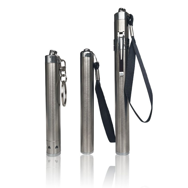 Mini penfërmeg Edelstahl LED Highlight Rees Camping Outdoor Haushalt Portable Taschenlamp_voghion.com