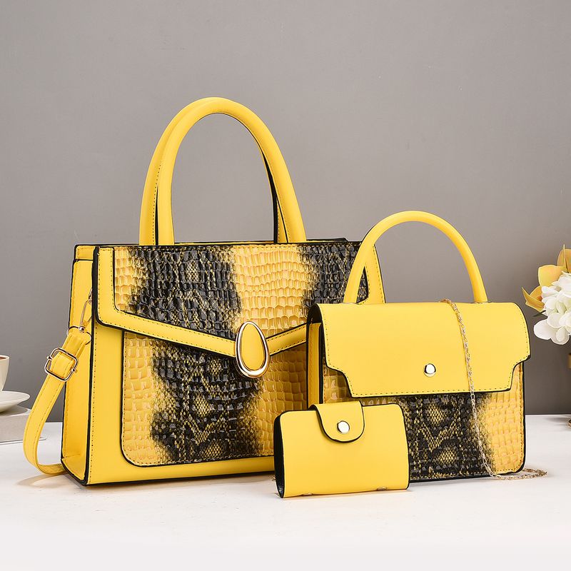 Mother's Day Gift Bag Women's Commuter Vintage Large Capacity Shoulder Bag Premium Multi-piece Set Tote_voghion.com