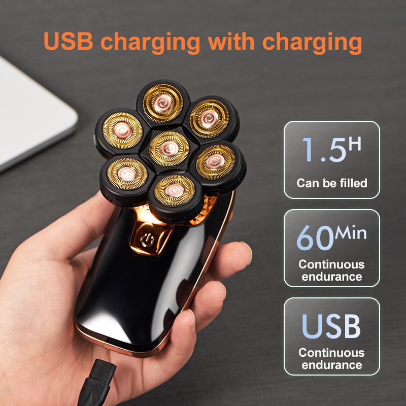 Multifunktionel elektrisk intelligent CNC syvbladet barbermaskine og hvidtningsmaskine_voghion.com