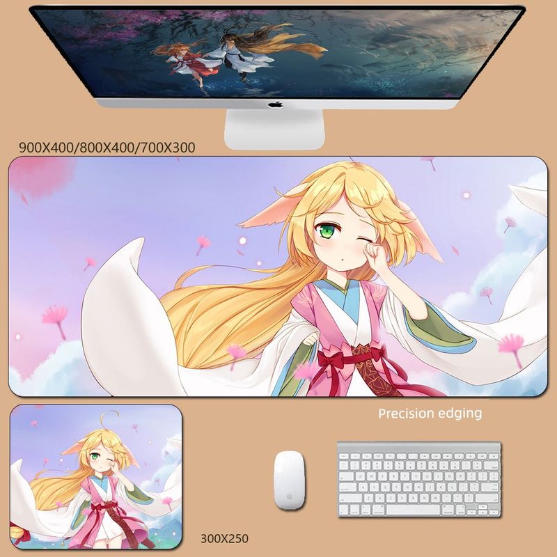 Unbeatable Quality Fox Demon Little Ly Mouse E-Sports Wristband Painted Mountain Red Oriental Early Moon Yang Mi Gong Jun Keyboard Desk_voghion.com