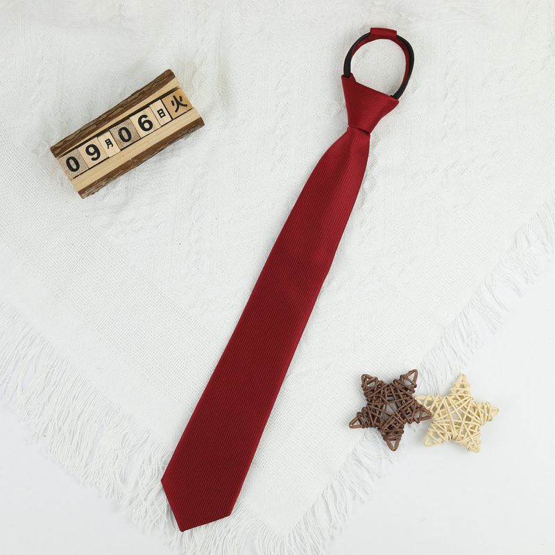 Pantaloni da lavoro formali da donna, con cerniera lampo, tinta unita, senza cuciture, per studenti, colore rosso e nero, professionali_voghion.com