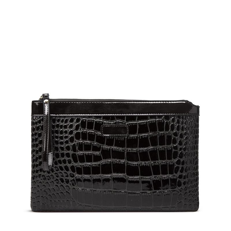 Women's Tote Bag Large Capacity Trendy Texture Crocodile Print Vintage Style Premium Large Capacity Upper Shoulder Tote Bag_voghion.com