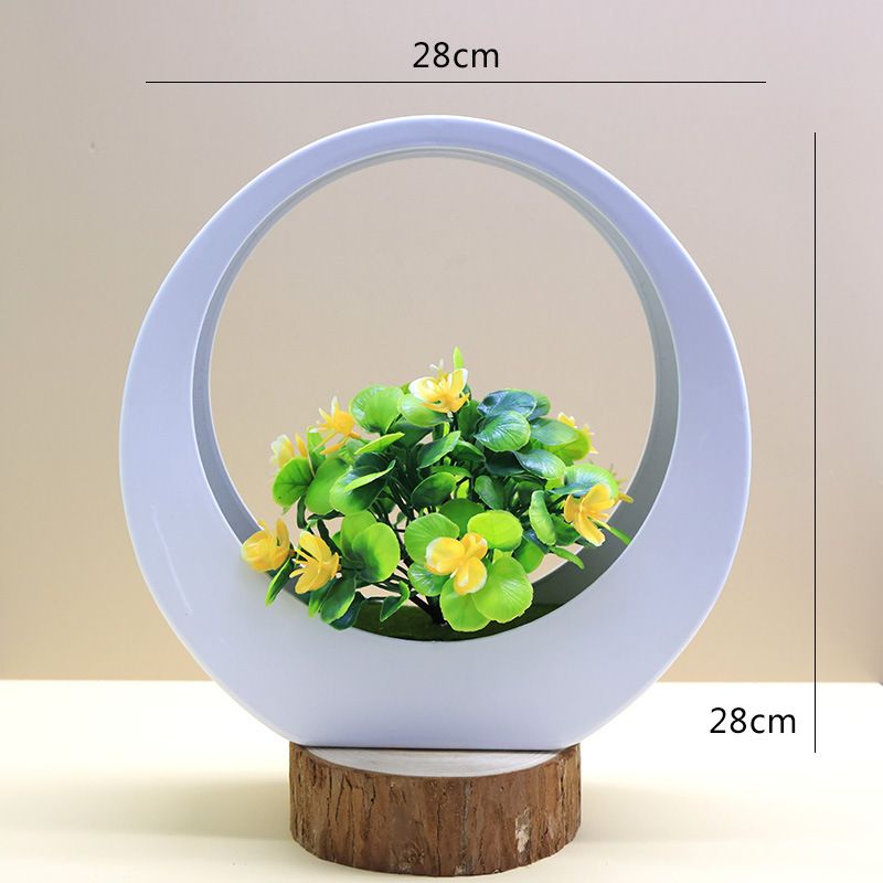 Wohnmöbel Simulation Grünpflanzen Kunststoff Kunstblumen kreative Bonsai Desktop Ornamente Blume Simulation Pflanzen_voghion.com