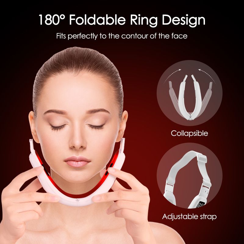 V Dispositivo de levantamento facial Remoção de queixo duplo Instrumento de beleza Multifuncional Micro-corrente Facial Pele Emagrecimento Massagem Firmeza_voghion.com