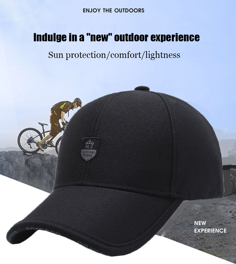 Men Fashion Wild Sunshade Sun Protection Black Baseball Cap For Winter Women Sport Cotton Warm Hats Male Kpop Bone_voghion.com