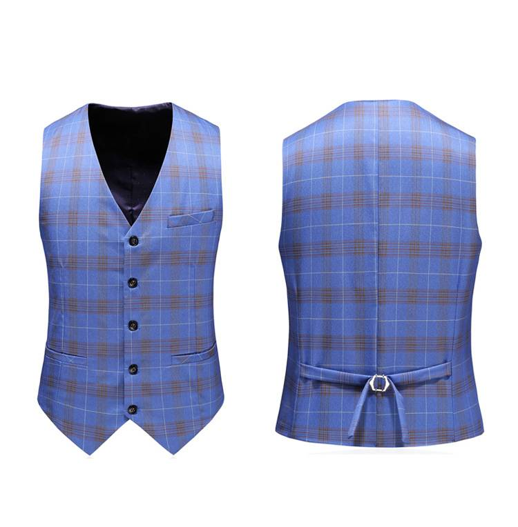 vestido de noiva trespassado masculino de três peças_voghion.com