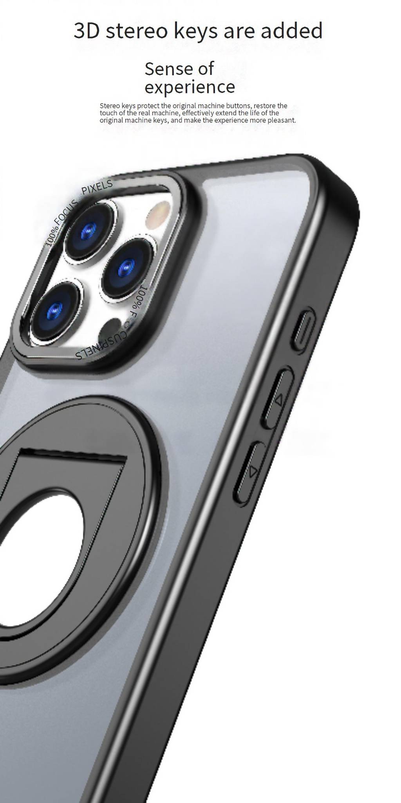 Custodia e cover per telefono Super Wing A, compatibile con iPhone 16 PRO MAX, con ventosa magnetica per auto, anti-caduta, supporto girevole per cellulare_voghion.com