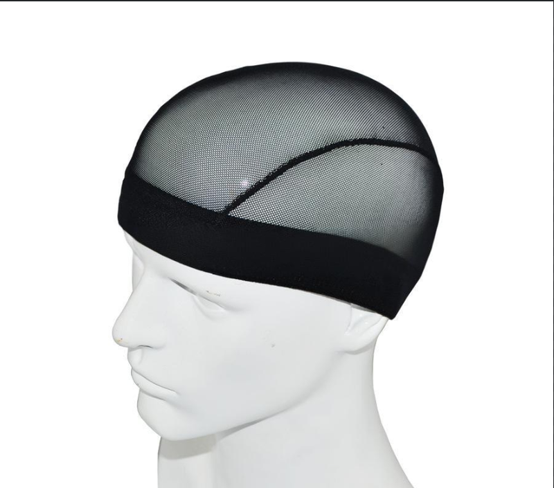 Herrenhüte Sommer Elastischer Netzhut Kopfbedeckung Schwarz Stereotype Perücke Hut Kopfbedeckung Kuppel Zubehör Kappe_voghion.com