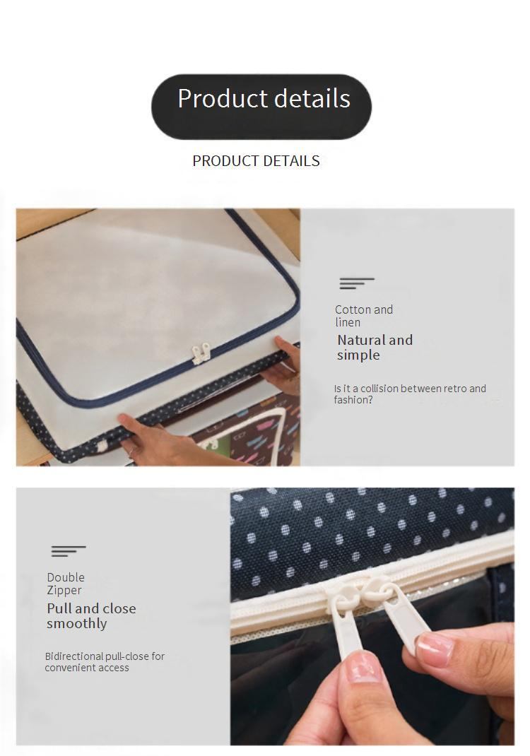 Foldable Storage Box – Multi-Size Oxford Fabric Organizer For Clothes, Shoes, Toys & Home Essentials (22L-100L)_voghion.com