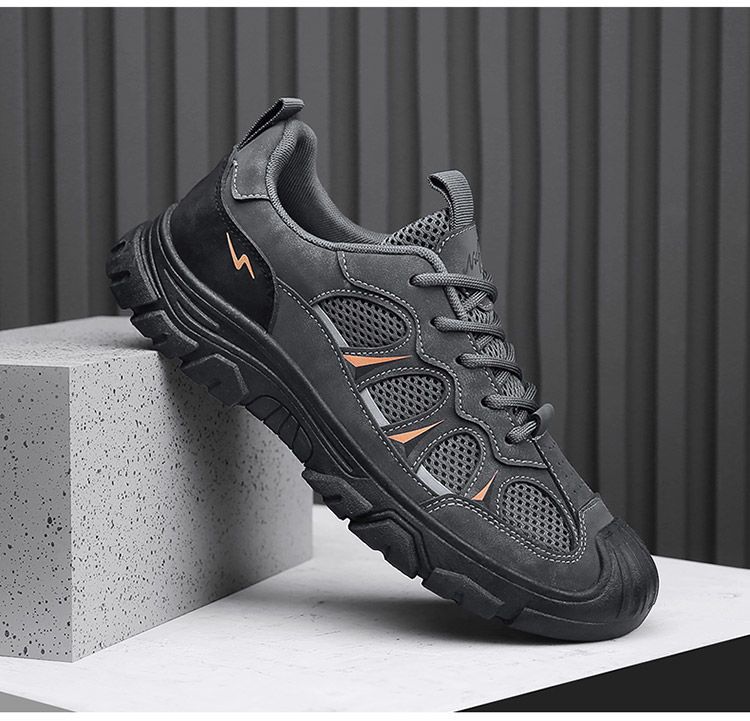 Yapısı Rahat Kaymaz Aşınmaya Dayanıklı Moda İş Ayakkabıları_voghion.com