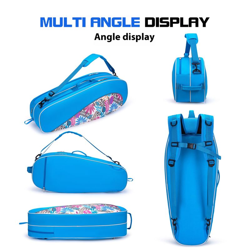 Lightweight Single Shoulder Sports Bag For Tennis & Badminton Rackets, Durable Oxford Fabric, Unisex Design For Outdoor Activities_voghion.com