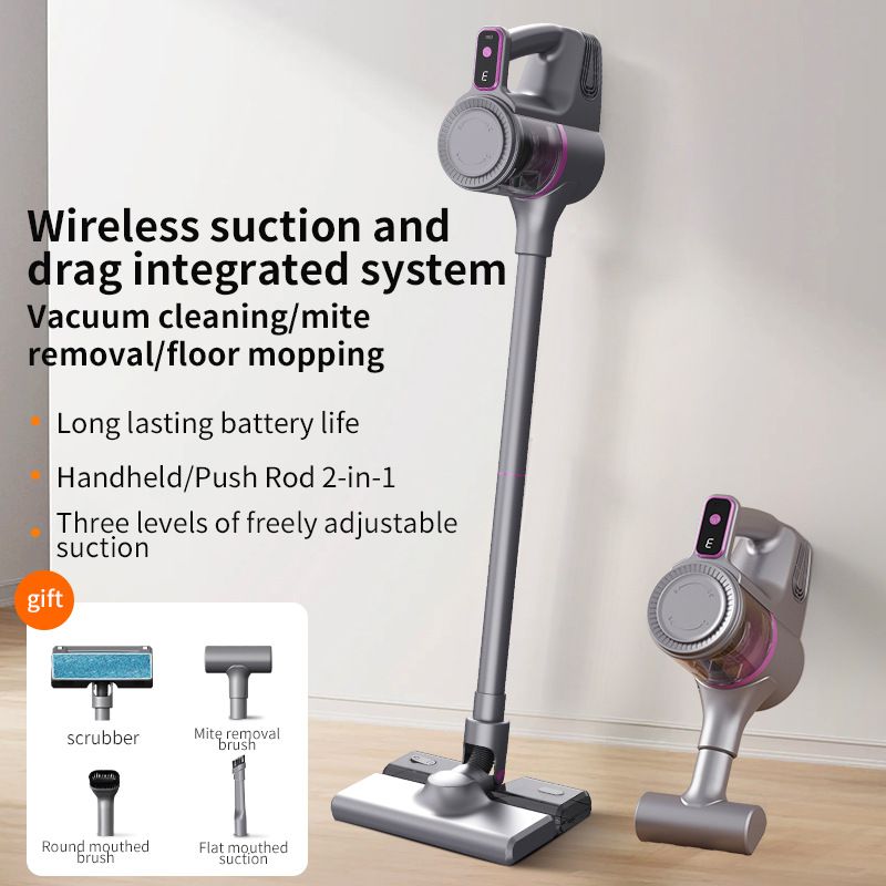 New Wireless Home Vacuum Cleaner Large Suction Household Cleaning Family Version 4-in-1 All-in-One Machine_voghion.com