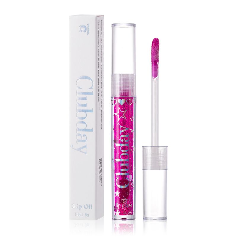 Aceite labial hidratante Clubday - Acabado brillante tipo espejo, brillo labial hidratante con ácido hialurónico_voghion.com