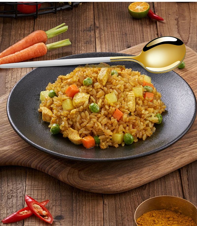 Set di posate Brilliance in acciaio inossidabile da 16/24 pezzi - Coltello, forchetta, cucchiaio, stile europeo di alta qualità, confezione regalo, acciaio 410 lucidato a specchio, posate eleganti_voghion.com