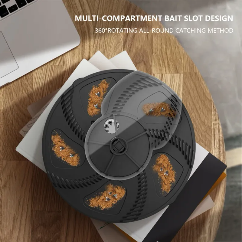 Automatic Pest Catcher USB Rechargeable Flycatcher Household Home Kitchen Automatic Flytrap Quiet Removable Insect Pest Catcher_voghion.com