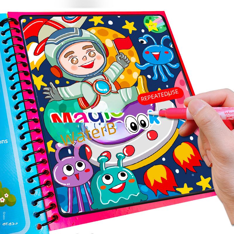 Magisches Puzzle-Wassermalbuch für Kinder_voghion.com