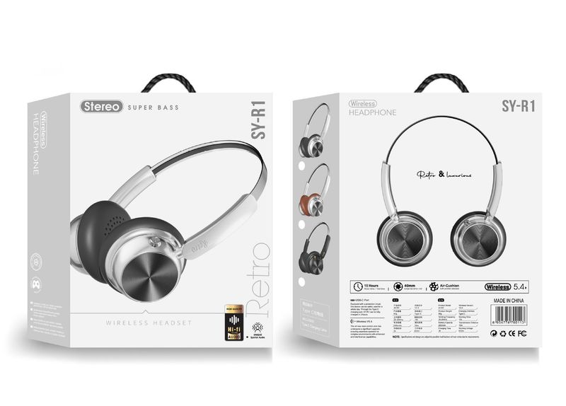 Trendy American Style Metal Headband Music Sports Wireless Bluetooth Headphones Noise Cancelling Headset 2025 New Model_voghion.com