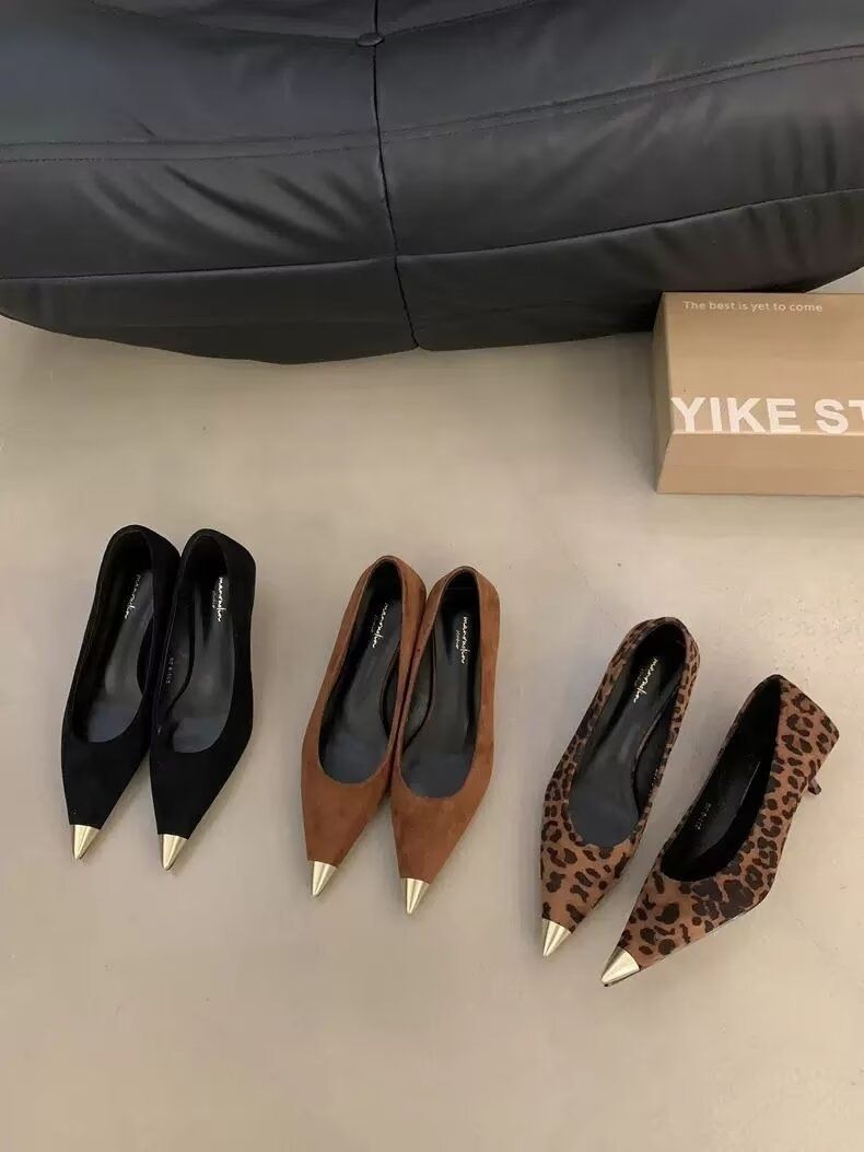 Scarpe da donna con tacco a spillo, tacco a spillo, tacco alto, stile gattino, stile francese, scarpe con gonna profumata_voghion.com