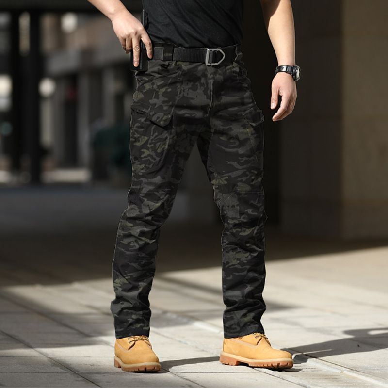 Herretøj Udendørs Archon Soft Shell Tactical Bukser Stretch stof Bybukser Militære fans IX7 Multi Pocket Overalls Combat Bukser_voghion.com